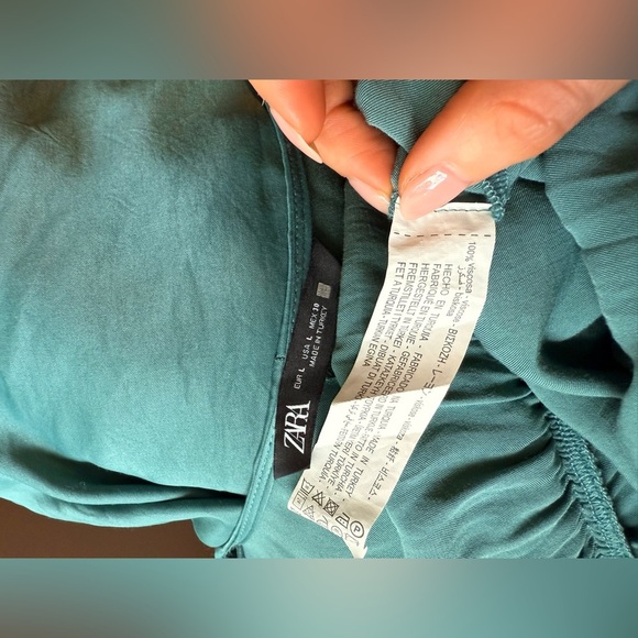 Zara cocktail plunge mini dress - Picture 4 of 4